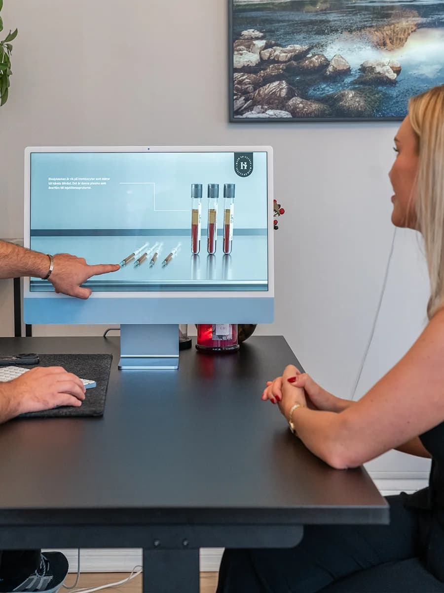 Konsultation hos Hair TP Clinic